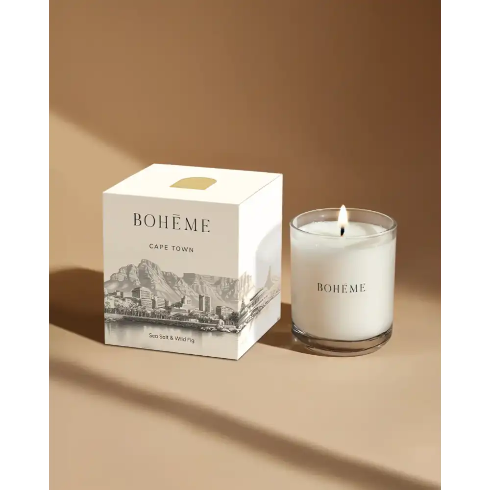 Cape Town Candle - Sea Salt & Wild FIg