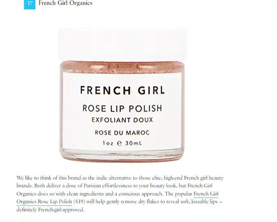 French Girl Rose Lip Polish.