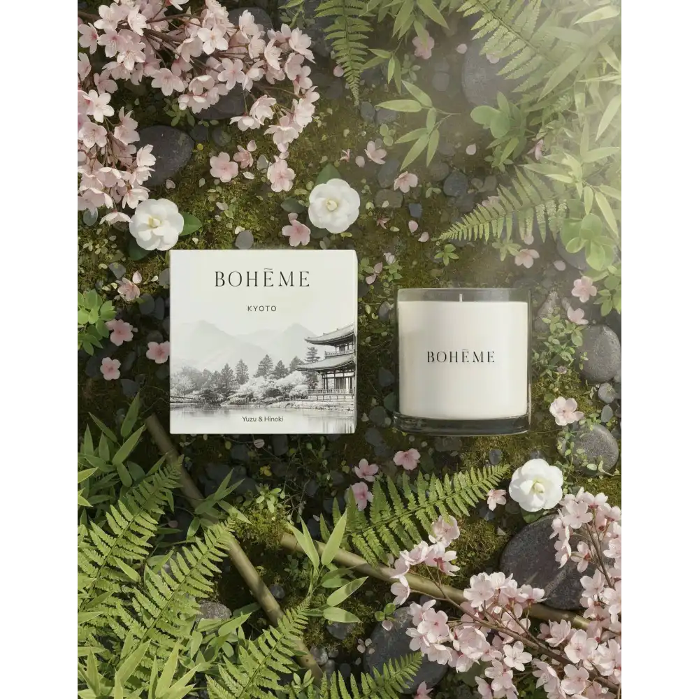 Kyoto Wholesale Candle – Yuzu Hinoki & Cherry Blossom