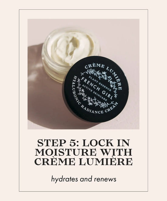 Open jar of French Girl face cream.